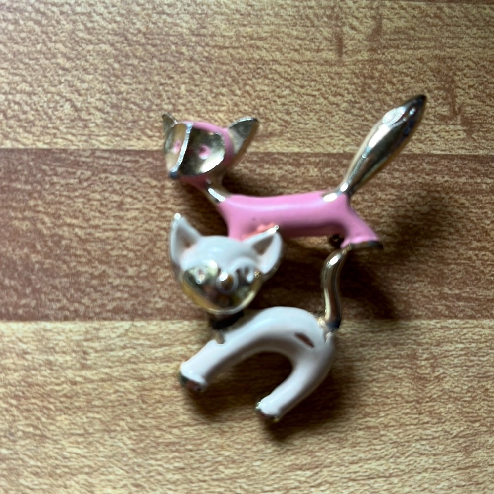 Vintage cat pins